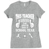 This Teacher Survived The 2016 2017 School Year Ladies Fitted T-Shirt