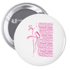 breast cancer Pin-back button