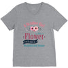 Girl LIke A Flowers V-Neck Tee