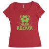 sham rocker shamrock Women's Triblend Scoop T-shirt