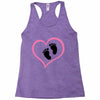 Baby Girl with Heart Any Name Customized Racerback Tank