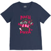 mach pizza V-Neck Tee