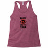 big brother is watching you party Racerback Tank