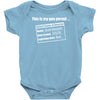 gun permit second amendment Baby Onesie