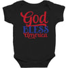 god bless america Baby Bodysuit