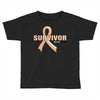 Survivor Of Uterine Cancer Toddler T-shirt