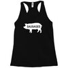 pig sausages funny Racerback Tank