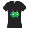 Mooncake Colorful Women's V-Neck T-Shirt