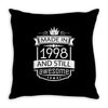Made In 1998 And Still Awesome Throw Pillow