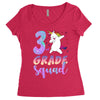 3rd grade squad Women's Triblend Scoop T-shirt