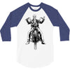 skeleton biker 3/4 Sleeve Shirt