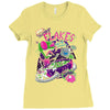 invader flakes Ladies Fitted T-Shirt
