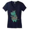 frankencow Women's V-Neck T-Shirt