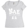 Bae Best Auntie Ever Women's Triblend Scoop T-shirt