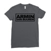 armin van buuren black logo Ladies Fitted T-Shirt