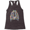 skeleton christmas tree Racerback Tank