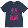 This Beauty Runs Like a Beast V-Neck Tee
