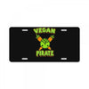 vegan pirate License Plate