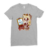 triple beagle portrait Ladies Fitted T-Shirt