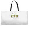become a ninja turtle Weekender Totes