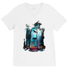shark forest V-Neck Tee