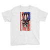 july 4th skull Youth Tee