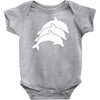 three dolphins Baby Onesie
