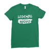 legends are born in august Ladies Fitted T-Shirt