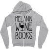 melanin wine books Zipper Hoodie