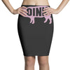 pig oink funny Pencil Skirts