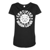 certified boxer lover Maternity Scoop Neck T-shirt