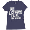 oh sheesh y'all (2) Ladies Fitted T-Shirt