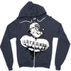 strong Zipper Hoodie