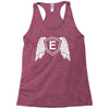 letter e with wings Racerback Tank