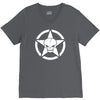 army skull V-Neck Tee