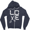shear love Zipper Hoodie