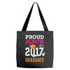 Class of 2017 Proud Auntie Graduation Tote Bags