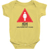 404 error girlfriend not found Baby Onesie
