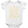 love the lord your god heart soul mind Baby Onesie