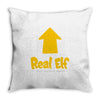 real elf Throw Pillow