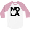 love nola new orleans american jazz blues music t shirt 3/4 Sleeve Shirt