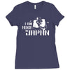 i'm huge Ladies Fitted T-Shirt