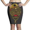 dog hip hop style Pencil Skirts