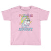 unicorns are born in august cute unicorn Toddler T-shirt