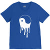 yang and yin dripping chinese symbol fashion geek samurai V-Neck Tee