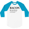 Bacon Noun 3/4 Sleeve Shirt