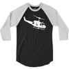 design uh 1h helicopter hubschrauber us army irak krieg war vietnam 3/4 Sleeve Shirt