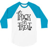 trick or treat halloween 3/4 Sleeve Shirt