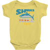 sharks will kill you Baby Onesie