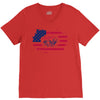 happy 4th of july V-Neck Tee